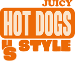 Juicy hot dogs US style