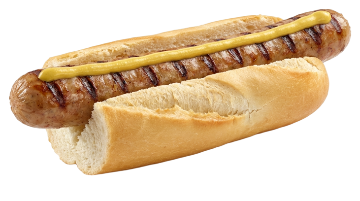 Bratwurst im Brot